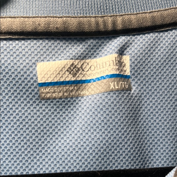 Columbia Men's Sky Blue Polo Shirt - Picture 3 of 4